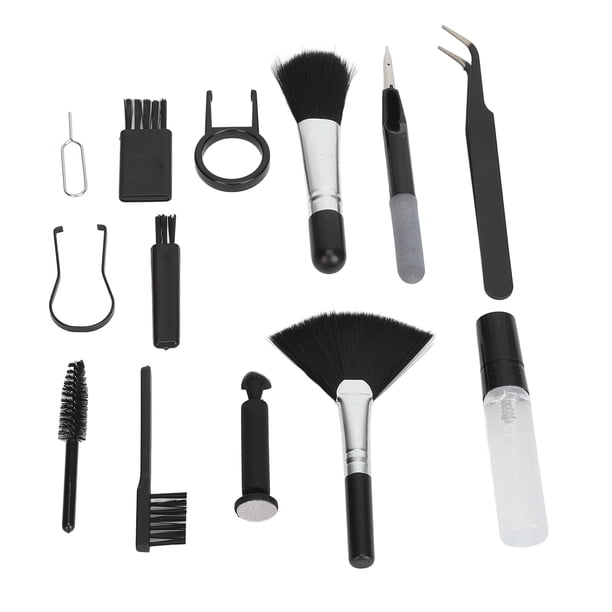 Kit De Limpieza Electrónica, 6 Cepillos Para Quitar El Polvo, Eyector De Tarjetas, Auriculares, Herramientas De Limpieza Para Teclado