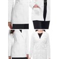 thumbnail image 4 of Bata De Laboratorio Elástica Universal Adar Para Mujer - Bata De Laboratorio Con Cintura Con Lengüeta De 28" - 3300 - Blanco - S, 4 of 5