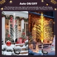 thumbnail image 5 of KOMI Christmas Solar Garden Light 4 Packs with Multi-Colored Change, Auto ON/Off Garden Solar Light, Solar Light for Garden, Porch, Christmas and Festival Decoration (Height: 38Inch), 5 of 8