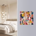 thumbnail image 4 of Yayeee Toggle Light Switch Wall Plate 2-Gang 4.56"x4.48" Decorative Outlet Cover, Art Geometric, 4 of 7