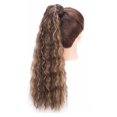 thumbnail image 3 of Pelucas europeas y americanas pelucas rizadas largas extensiones de cabello para mujeres cola de caballo con velcro pelucas de fibra química JM, 3 of 5