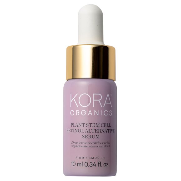 KORA Organics Plant Stem Cell Retinol Alternative Serum, Firming Face Serum, Repair Signs of Aging, Promotes Radiant Skin, Certified Organic, Cruelty Free, Travel Size Anti-Agin