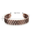 thumbnail image 5 of Fashionable magnetic bracelet with adjustable opening, round alloy geometric mesh bracelet, couple's bangle (1 pc), 5 of 6