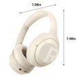 thumbnail image 3 of Noise Canceling Gaming Headset, Hwkond Bluetooth Earphone Wireless Headphones Stereo Foldable Sport Earphone Microphone Headset Handfree,White, 3 of 7