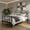 Twin Size, variant on Barara King Bedroom Bed Frame, Bed Platform Frame,Full/Queen/Twin Size Heavy-duty Metal Bed Frame with Headboard-Twin Size