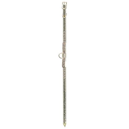 Fancy Rhinestone Collar, Silver