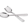 thumbnail image 1 of IMEEA 10-Inch Slotted Spoon with Flat Tips 18/8 Stainless Steel Serving Spoon Metal Basting Spoons Cooking Spoons, Set of 2, 1 of 8