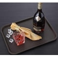 thumbnail image 3 of Yarlung 12 Pack Plastic Fast Food Trays, 13.8x10.5 Inch Rectangular Cafeteria Trays Restaurant Serving Tray for Coffee Table, Party, Brown, 3 of 9