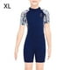 thumbnail image 4 of Soidarity DIVE SAIL Neopreno Manga corta Pantalones cortos Traje de neopreno Rash Guards Niñas Surf UPF 50 Protección solar Niños Snorkel Trajes Deportes acuáticos azul marino XL Soidarity OD003676-09, 4 of 6