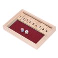 thumbnail image 3 of Dice Flip Tiles Game, Educational Toy Wear Resistant Flip Tile Board Game  For Friends Gathering For Children Adult Red, 3 of 8