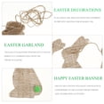 thumbnail image 3 of unbranded 1Jgo Banner Feliz Pascua De Vintage Con De Para Fiesta Y Del Hogar, 3 of 7