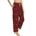 thumbnail image 2 of Xecao Tomatoes And Chili Women's Straight Lounge Pajama Pants: The Epitome of Relaxed Sleepwear, 2 of 9