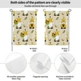 thumbnail image 2 of Wukai Gnomes Bees And Sunflowers Garden Flags Double Sided Welcome Garden Yard House Flags Outside Outdoor House (Only Flag), 2 of 8
