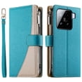 thumbnail image 1 of Funda cartera GANGXUN para Xiaomi 15 , cuero PU con tarjetero, cremallera, correa de mano, soporte y protección 510°, 1 of 6