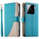 thumbnail image 1 of Funda cartera GANGXUN para Xiaomi 15 , cuero PU con tarjetero, cremallera, correa de mano, soporte y protección 510°, 1 of 6