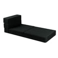 thumbnail image 3 of Sofá cama plegable Atlas del descanso individual color gris estilo Puff, 3 of 6