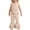 Beige, variant on Ahabrexf Baby Girl Summer Outfit 1 Shoulder Strap Sleeveless Top and Pants 2-Pc Set for 0-3 Years Old
