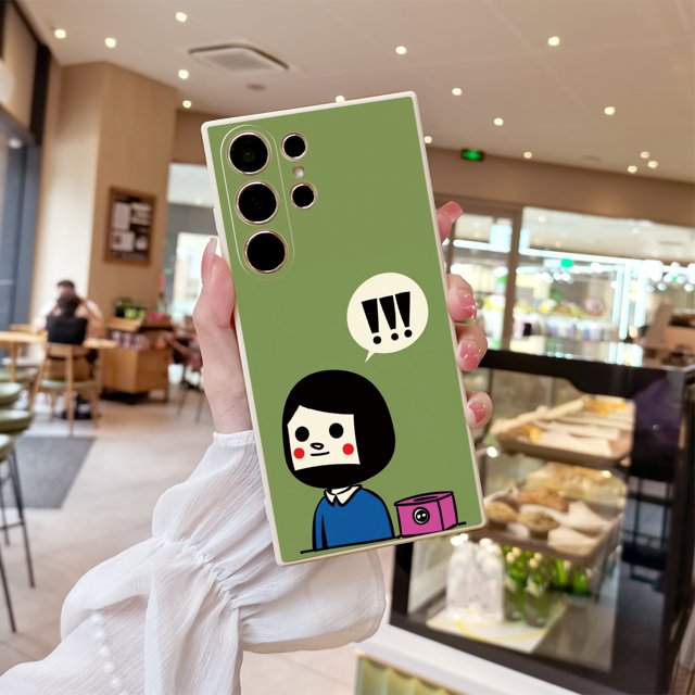 Mantenga su iPhone seguro y a la moda con nuestra funda flexible de TPU a prueba de golpes con un diseño de dibujos animados.