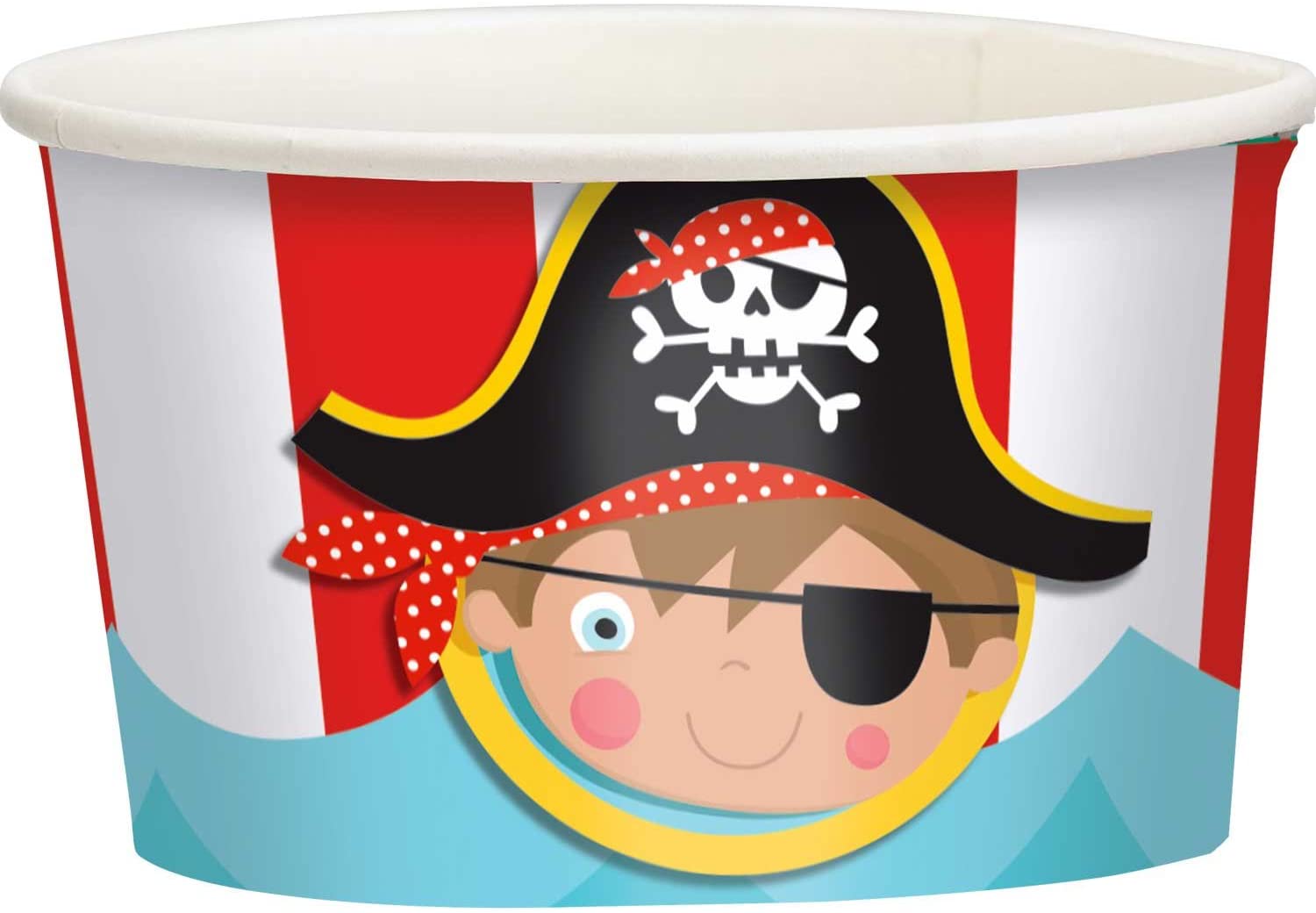 Little Pirate Caribbean Buccaneer Kids Birthday Party 9.5 oz. Paper ...