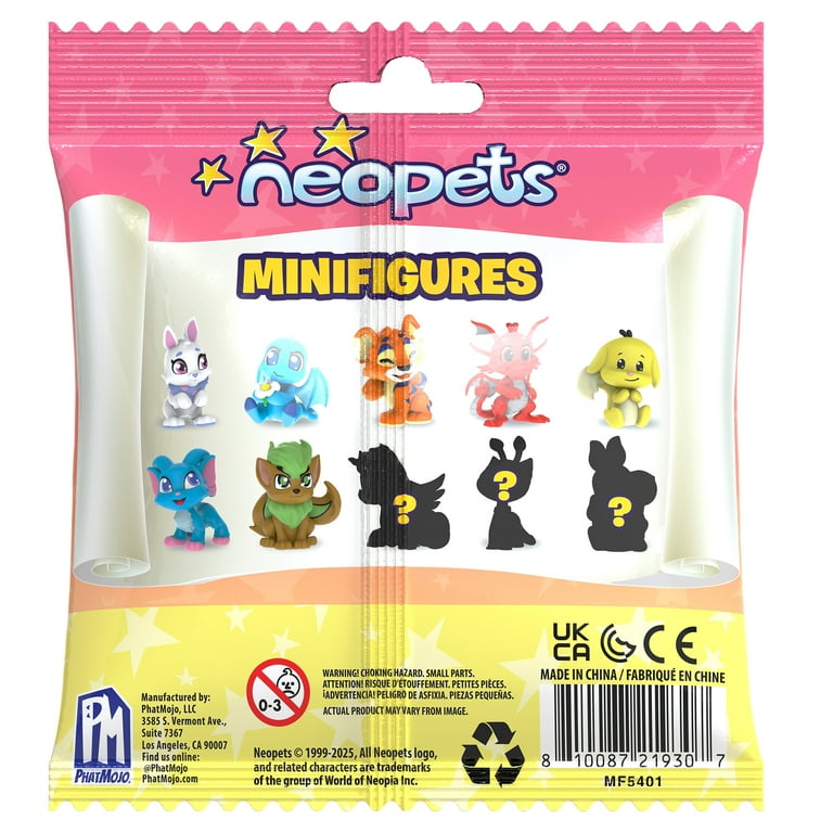 Neopets Minifigures (Series 1, Includes DLC Code) Officially
