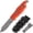 Orange, variant on GEAR AID Buri Drop Point Utility Knife w/ Sheath, 3" Blade - Black
