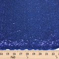 thumbnail image 2 of Zigzag Starlight Micro Sequins On Stretch Polyester Spandex PET (51/52 Inch) Mesh Fabric By The Yard For Sewing Apparel, Accessories, & More - Royal Blue (10 Yards), 2 of 2