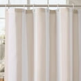 thumbnail image 3 of Vertical Striped Shower Curtain, Cute Retro Vintage Stripe Bow Bathroom Shower Curtain, Waterproof Polyester Fabric Modern Shower Curtain for Bathroom 72x72 Inches (Beige), 3 of 6