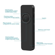 Portable MP3 Player, Store 1500 Music, Support Up to 64GB, Lossless Sound Quality for Students Running Travel - Black