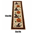 thumbnail image 3 of Autumn Spell Quilted Table Runner,Halloween Pumpkin Tablecloth ,Fall Decor Embroidered Farmhouse Desk Cover, Holiday Kitchen Dining Decorations for Home Party, 3 of 7