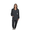 thumbnail image 4 of Green Town Scrubs for Women - Hoodie Pull-Over Scrub Jacket, 4 Pockets, Lightweight, Stretch Fabric, Easy Care, 4 of 6