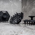 thumbnail image 4 of Juego de cepillos corporales que incluye un cepillo de ducha de espalda con mango largo, un masajeador de cuero cabelludo, un cepillo de ducha de doble cara y un gancho. (black), 4 of 4