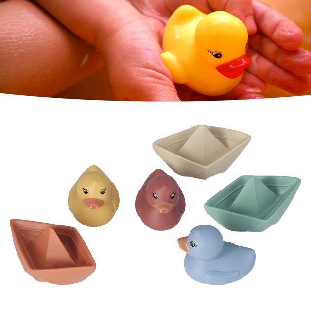 Juguetes flotantes juguete de baño de 6 piezas varios colores para el hogar ANGGREK Otros
