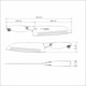 thumbnail image 3 of Cuchillo Santoku Tramontina Sublime 7.5 Pulgadas, 3 of 5