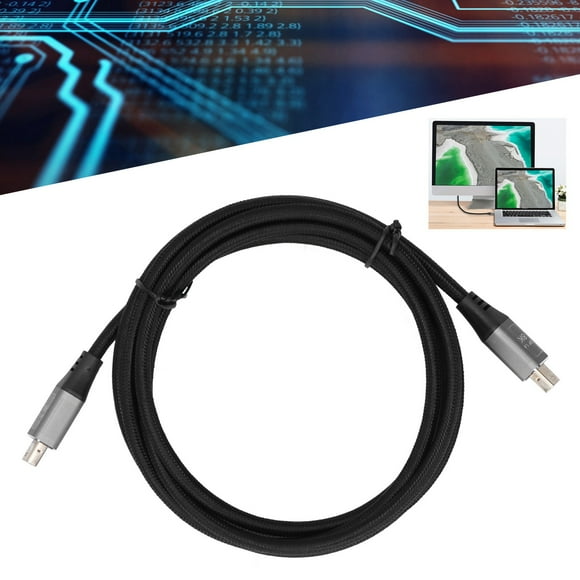 Mini Display Port Cable, HD Durable Compact Size Audio Video Cable Anti Interference For Computer