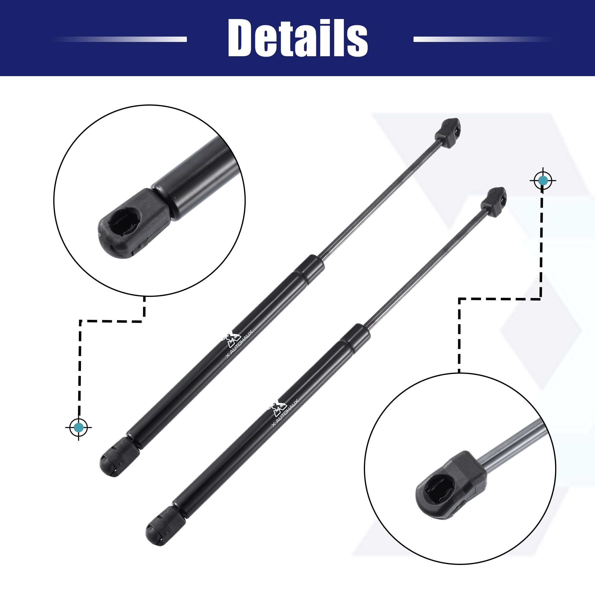 2pcs Front Hood Lift Supports Gas Struts Springs Replace 81161-C1000 for Hyundai Sonata 2015-2017 Sedan