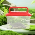 thumbnail image 1 of WRISTBIQUE Turtle Box Red Plastic for Pets 1Pcs, 1 of 8