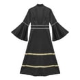 thumbnail image 6 of Yeahdor Clergy Robe for Women Cassock Pulpit Clergy Church Minister Pulpit Liturgical Robe Vestment Black 3XL, 6 of 7