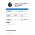 thumbnail image 2 of Expansion Tank Cap - Compatible with 1999 - 2013 Porsche 911 997 2000 2001 2002 2003 2004 2005 2006 2007 2008 2009 2010 2011 2012, 2 of 2