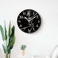 thumbnail image 4 of 12 Inch Wall Clock Battery Operated Silent Clock Decorative for Office, Kitchen, Outdoor, Living Room，Funny Skull Day of The Dead Exquisite, 4 of 4
