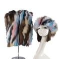 thumbnail image 1 of Ensemble Chapeau Chaussette Protection contre le Froid Extensible Doux Non-Rétrécissant Résistant aux Déchirures Garde au Chaud Fibres Acryliques Fausse Fourrure Haut Vide Kit de Chaussettes pour l'Hiver, 1 of 10