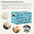 thumbnail image 6 of Cute Sharks Storage Basket, Durable Canvas Organizer With Handles Large Collapsible Storage Bins Boxes for Home Office - 1 Pack Home Decor, 6 of 7