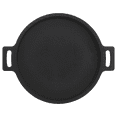 thumbnail image 4 of Bouclair Black Wood Round Tray with Handles, 4 of 5