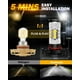 thumbnail image 2 of Bombillas LED antiniebla Auxbeam 5201/5202/9009 8000 LM 6500 K, 2 of 8