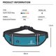 thumbnail image 5 of Riñonera deportiva para hombre y mujer, cinturón con soporte para teléfono, 5 of 8
