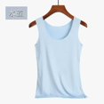thumbnail image 3 of Camisola sin mangas de verano 2024 para mujer, blusas de seda helada para mujer, ropa interior de estilo coreano, chaleco holgado informal para mujer, camisetas sin mangas de color sólido, 3 of 5