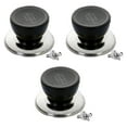 thumbnail image 5 of 3 Pieces Pot Lid Handle Knob Cap Universal Replacement Heat Resistant PP Stainless Steel for Kitchen Cookware Users, 5 of 9