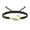 Gold, variant on Fish Hook Urn Pendant Bracelet Braided Rope Bracelet Length Adjustable Cremation Ashes Holder Memorial Jewellery