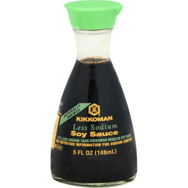 Kikkoman Soy Sauce Less Sodium, 5 Oz
