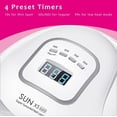 thumbnail image 3 of 120W UV/LED Nail Lamp with 10s/30s/60s/99s, 3 of 5