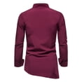 thumbnail image 5 of CONZONE Mens Sweatsuit 2 Peice Set Casual Track Suit for Men Solid Color Long Sleeve Tops Sweatpants Cozy Fall Winter Athletic Jogging Outfits, 5 of 8
